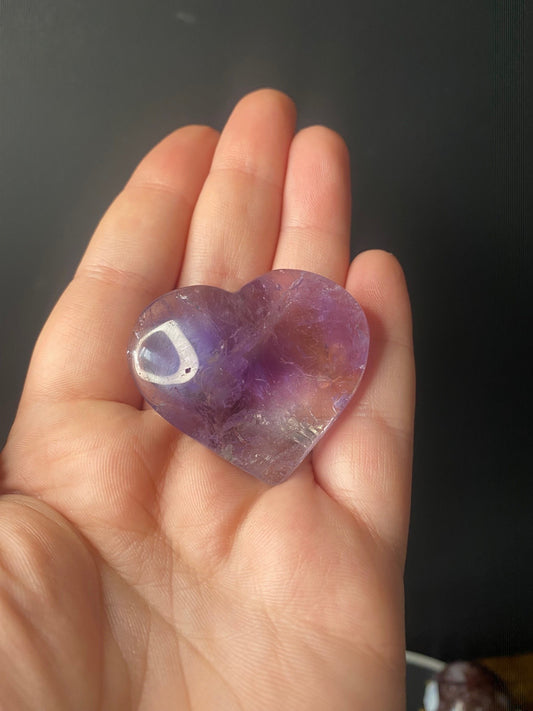 AMETRINE HEART CARVING