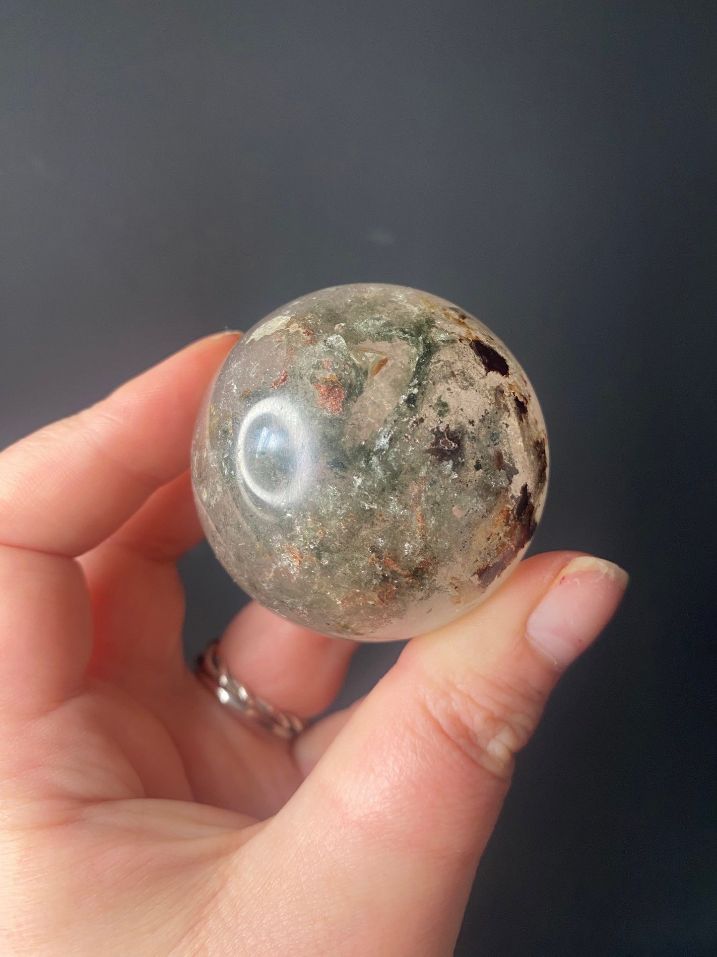 GARDEN QUARTZ SPHERES A - E