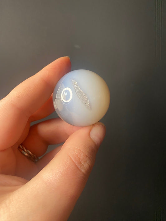 SMALL DRUZY AGATE SPHERES