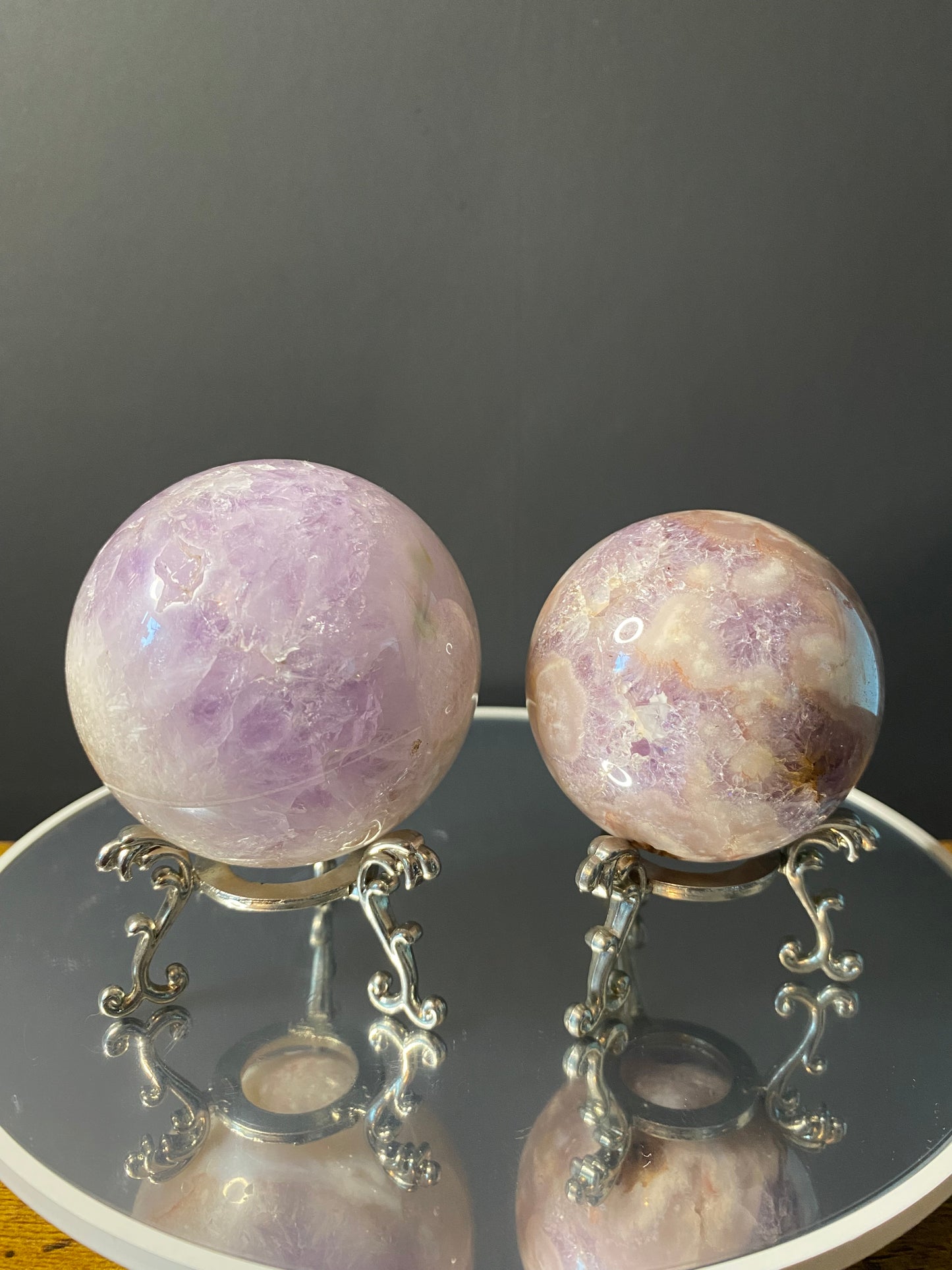 PINK AMETHYST SPHERE