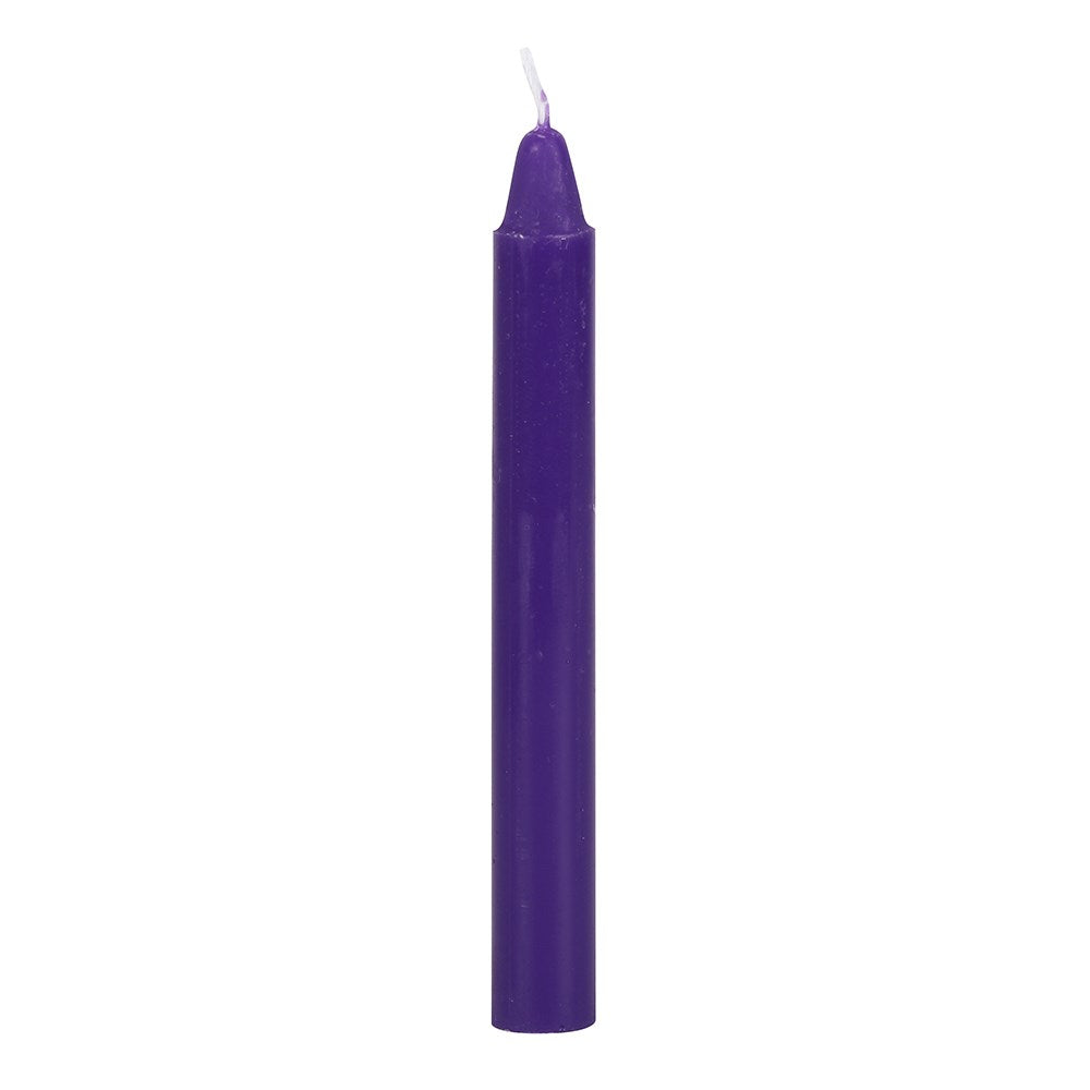 PACK OF 12 PURPLE 'PROSPERITY' SPELL CANDLES