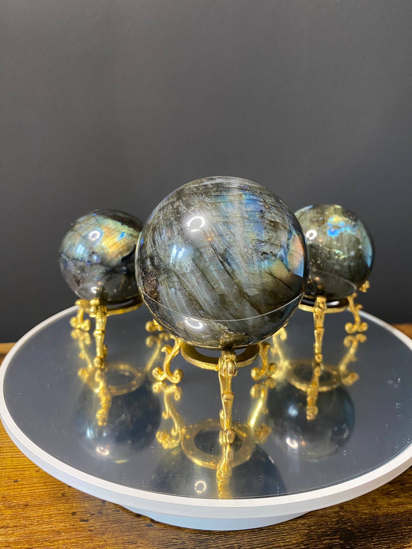 LABRADORITE SPHERES A - C