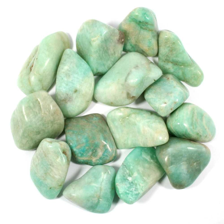 AMAZONITE POLISHED HEALING CRYSTAL TUMBLESTONE