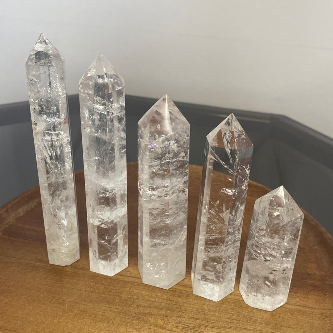 CLEAR QUARTZ TOWERS F - J