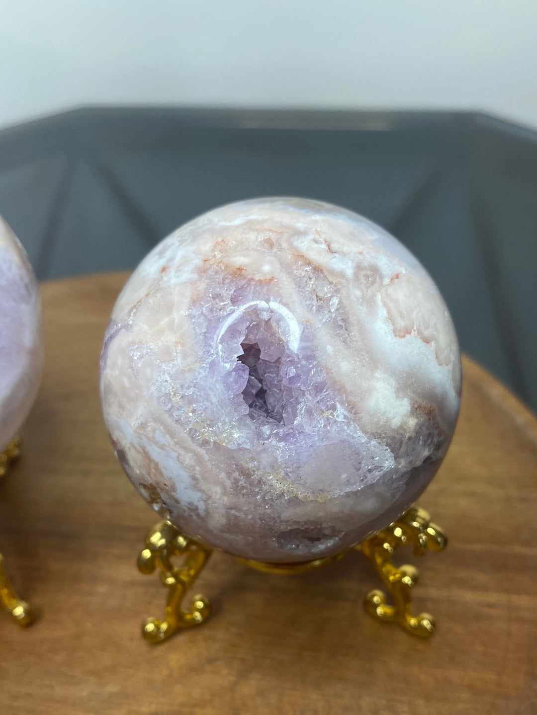 PINK AMETHYST SPHERE