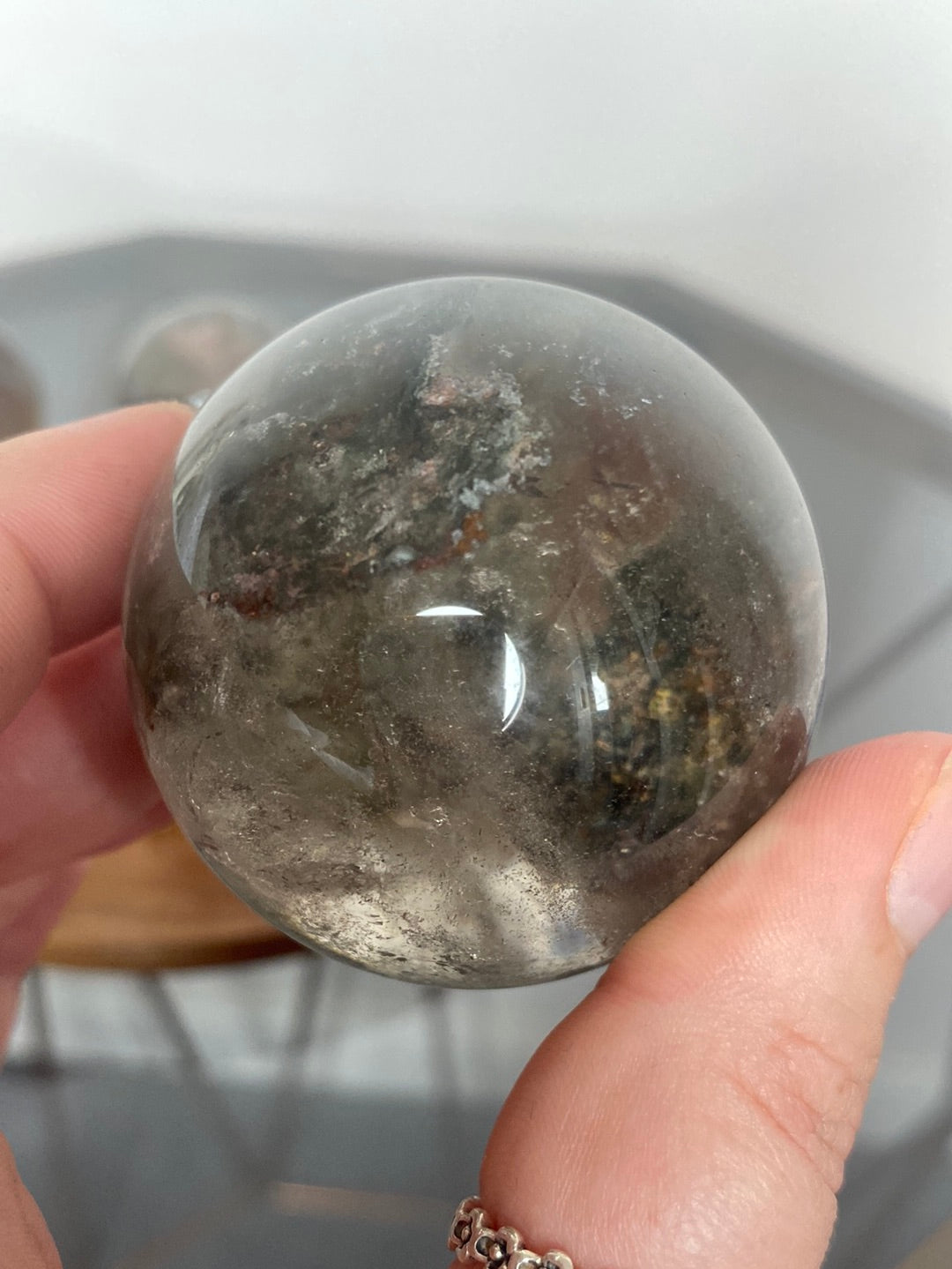 GARDEN QUARTZ SPHERES A - E