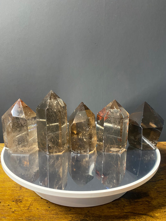 SMOKY QUARTZ TOWERS K - O