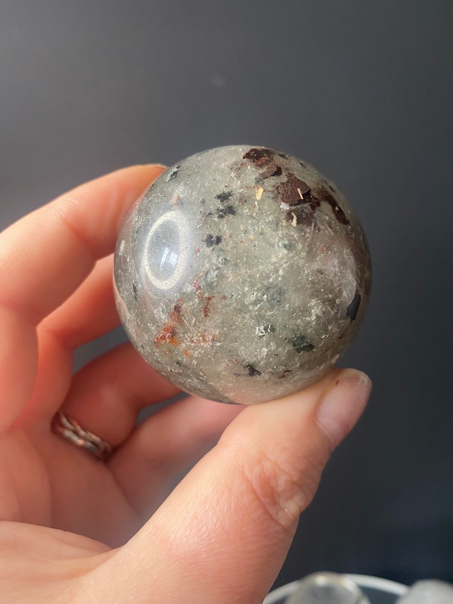 GARDEN QUARTZ SPHERES F - J