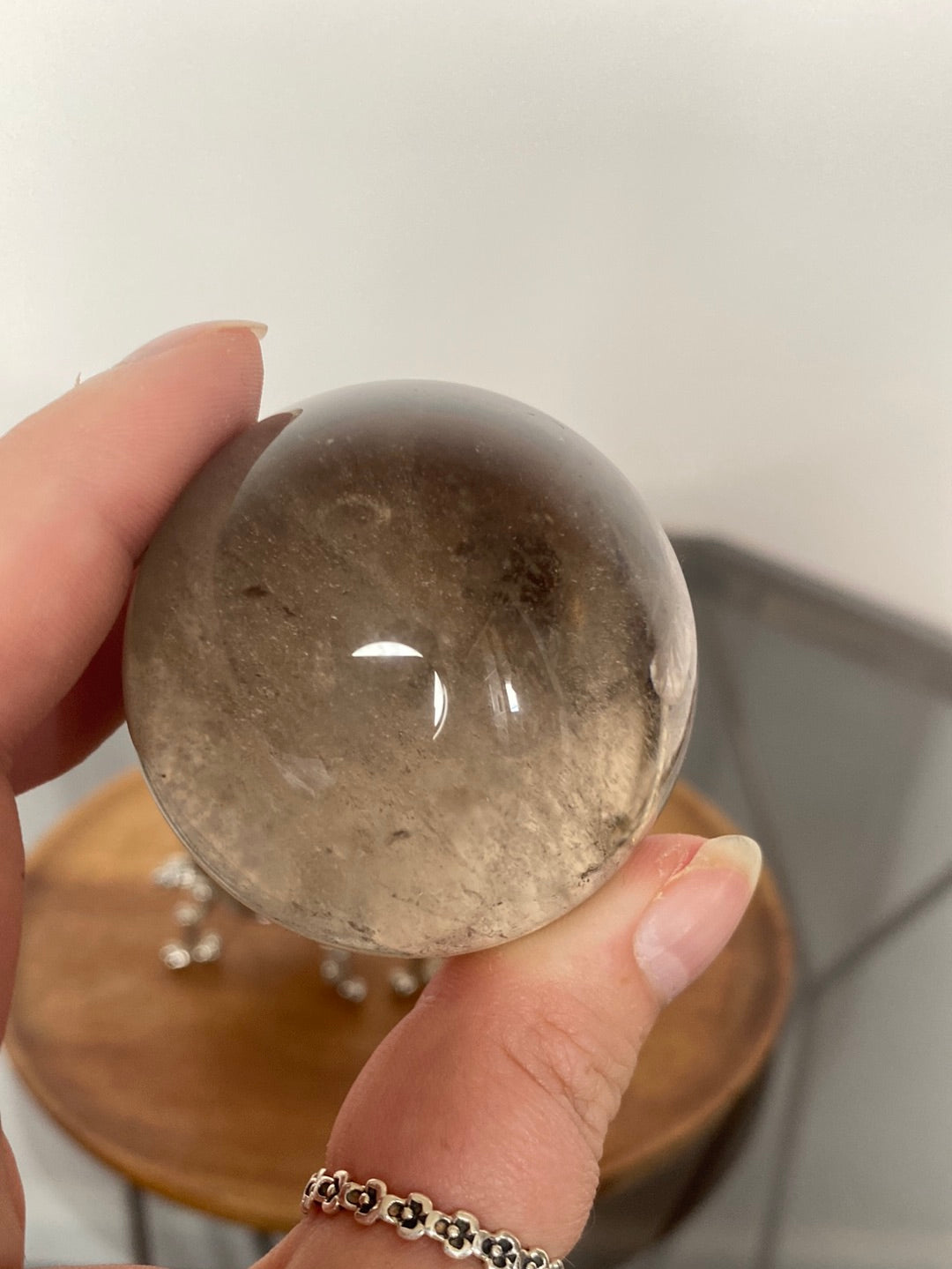 SMOKY QUARTZ SPHERES A - B