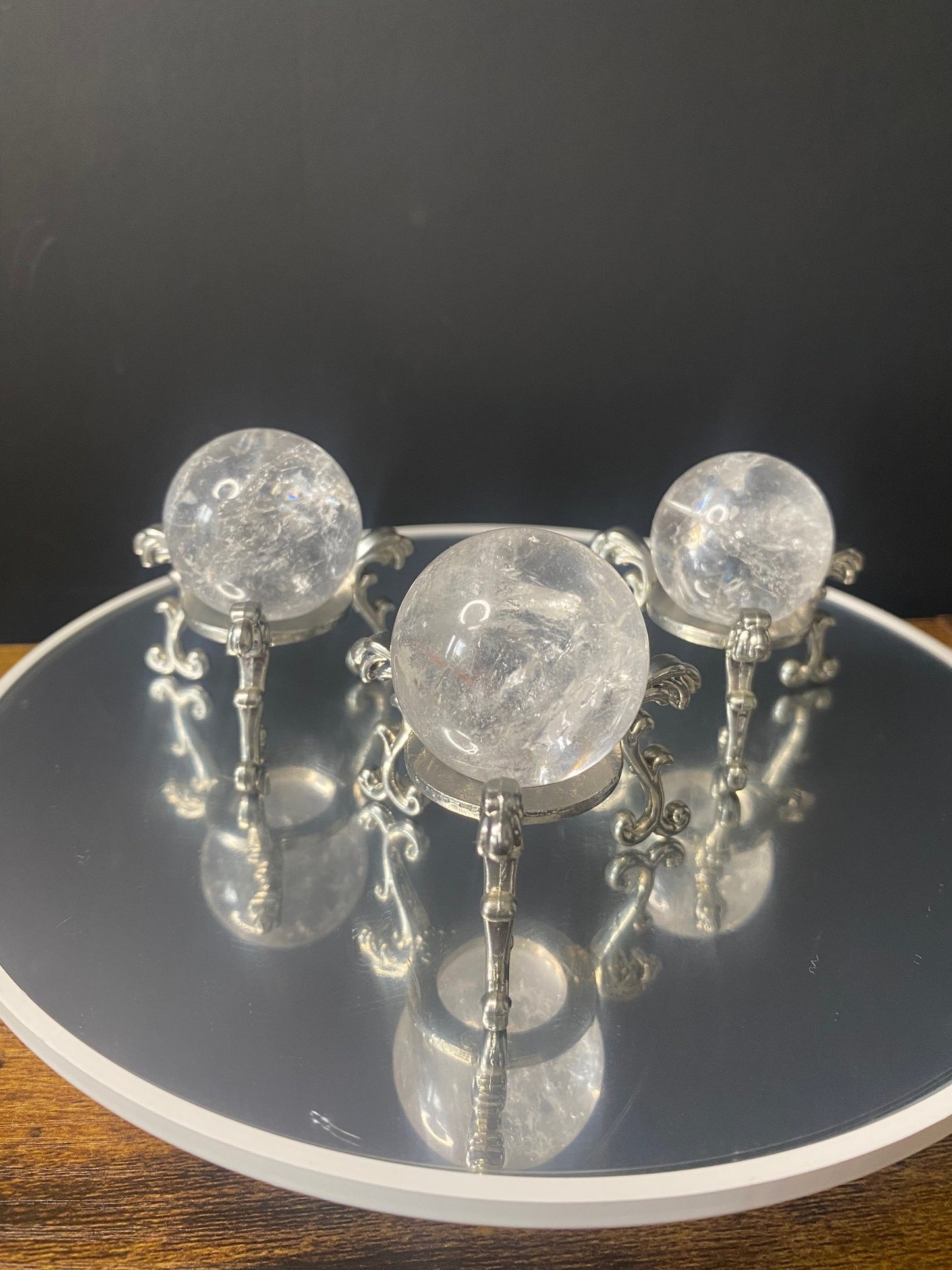 CLEAR QUARTZ MINI SPHERES