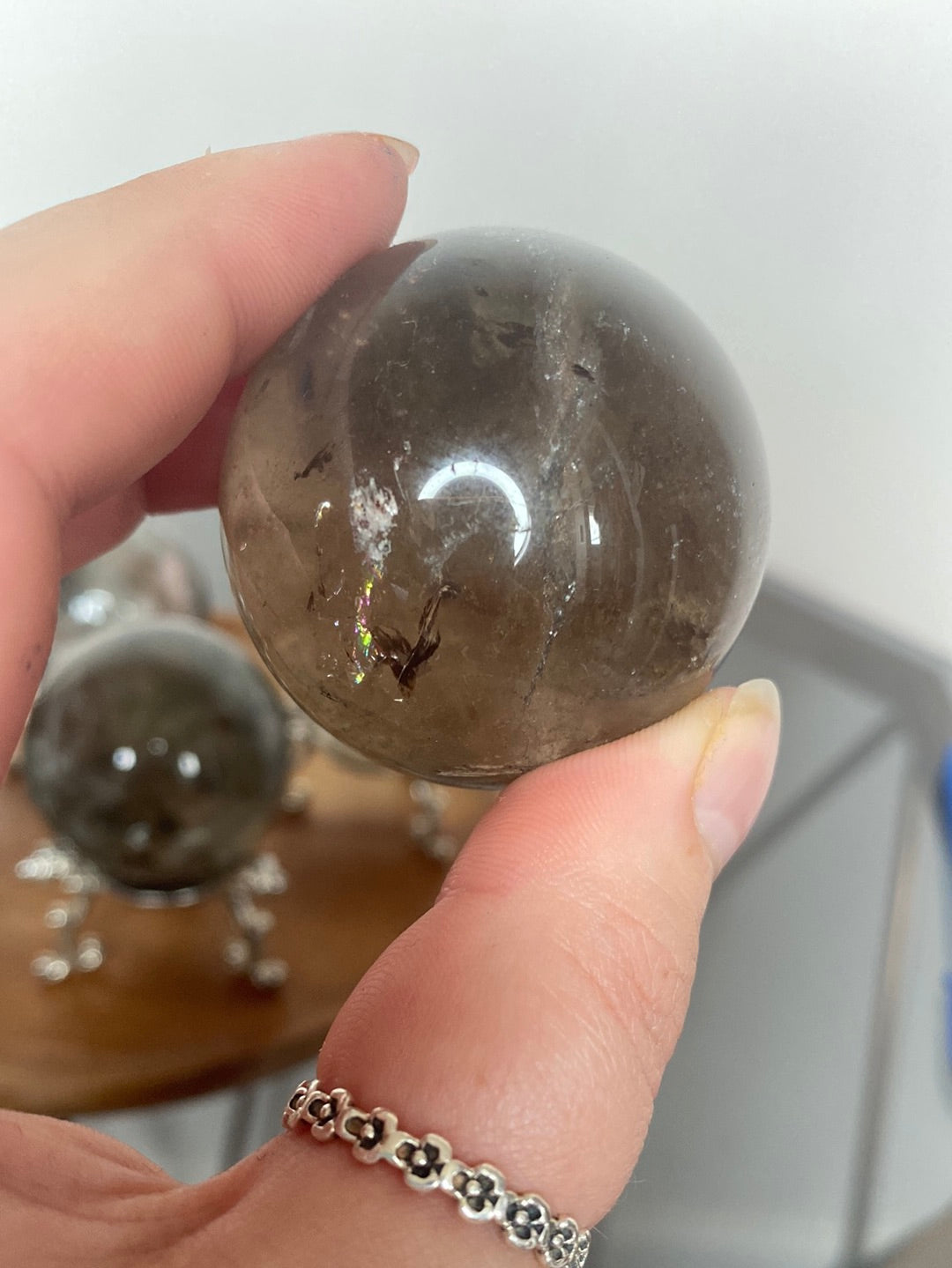 GARDEN QUARTZ SPHERES A - E