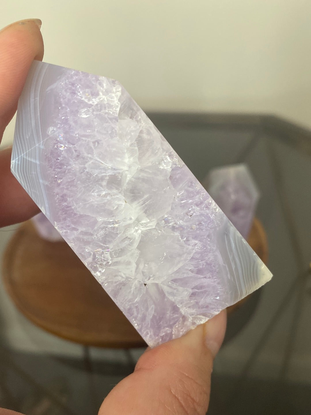 AMETHYST AGATE STANDS A - E