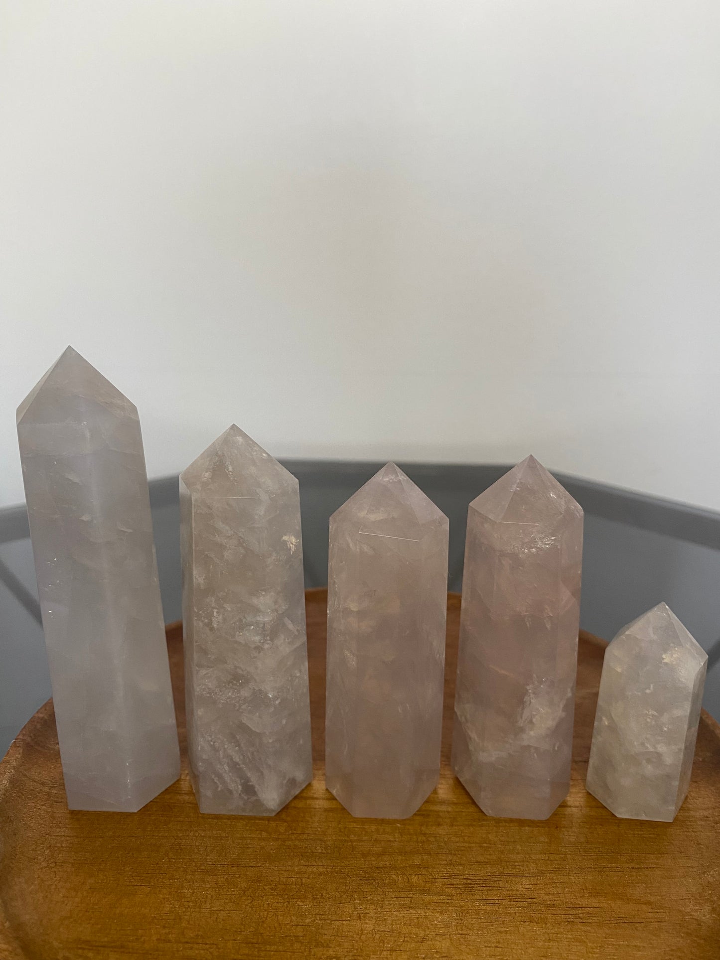 BLUE ROSE QUARTZ TOWERS A - E