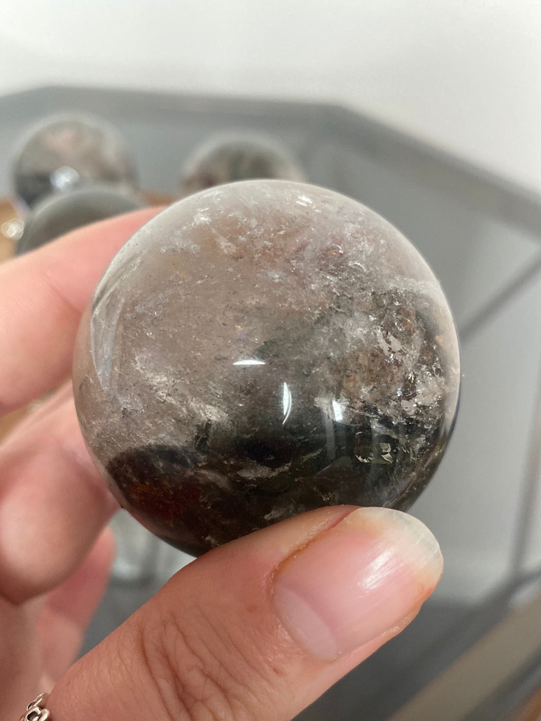 GARDEN QUARTZ SPHERES A - E