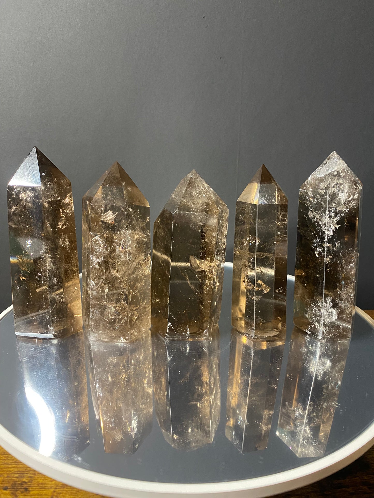 SMOKY QUARTZ TOWERS A - E