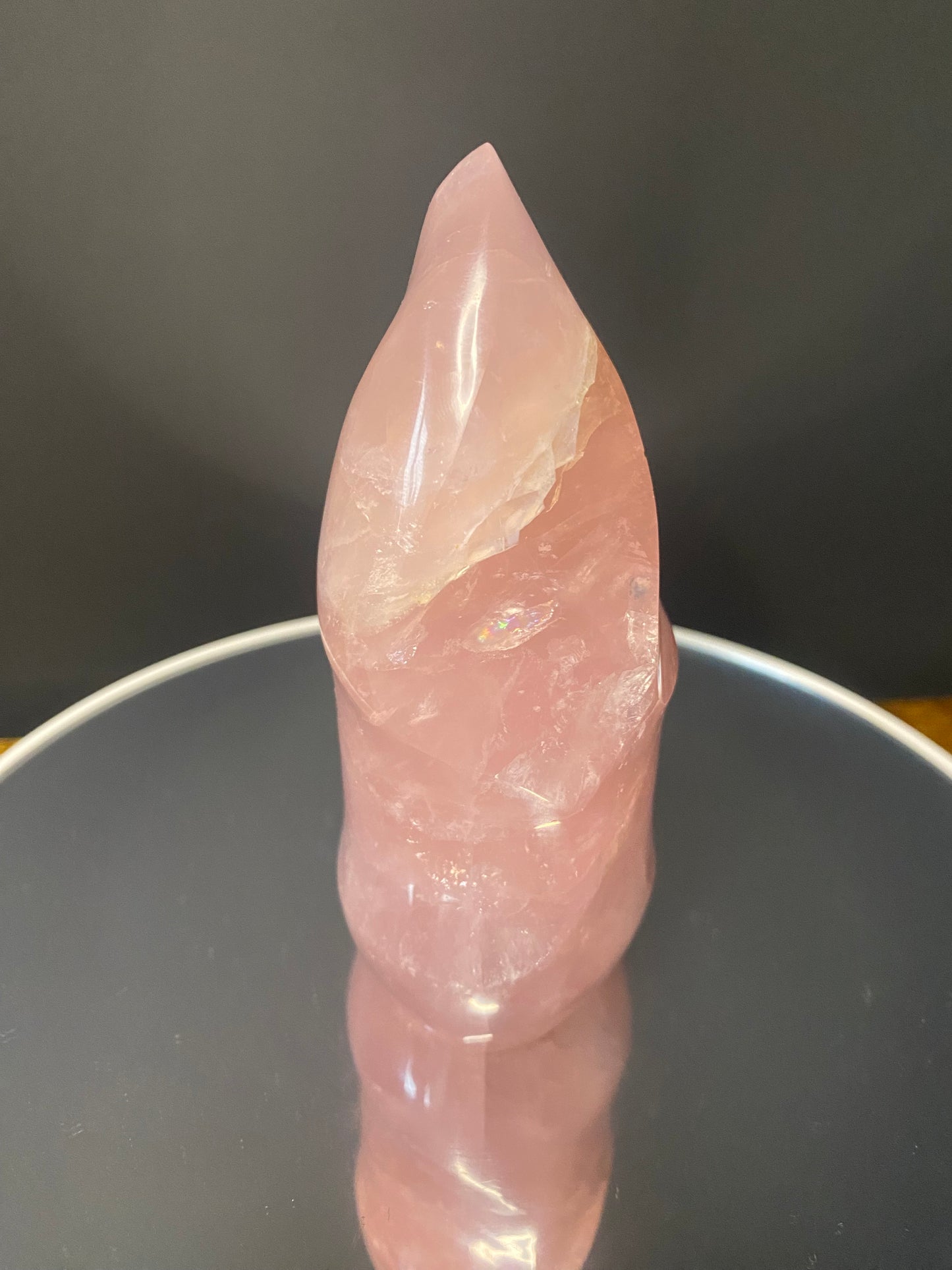 JUICY ROSE QUARTZ FLAME