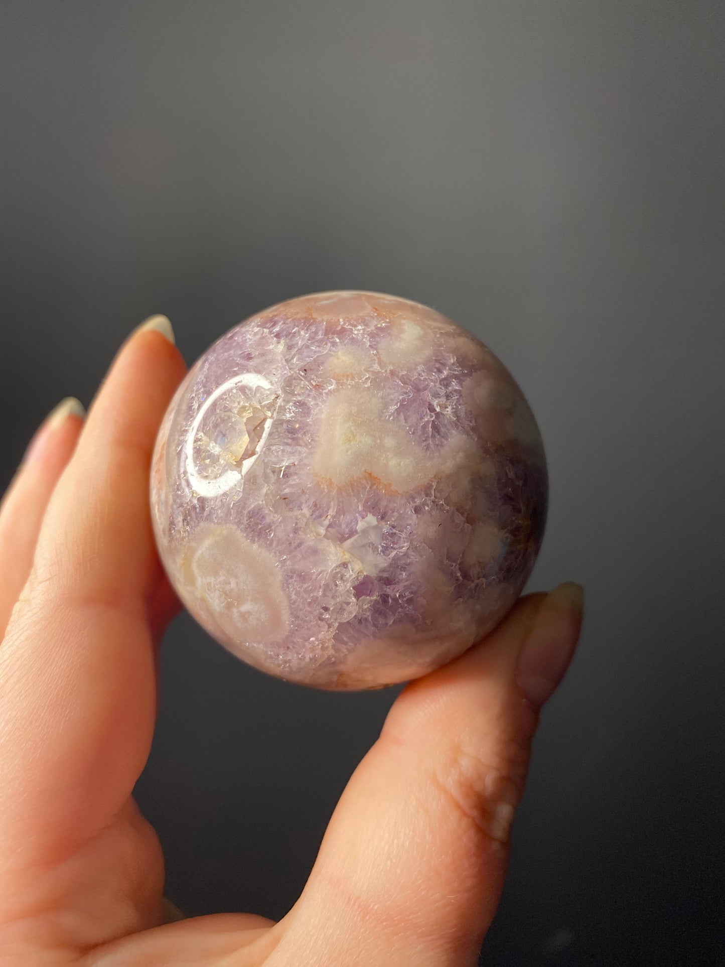 PINK AMETHYST SPHERE
