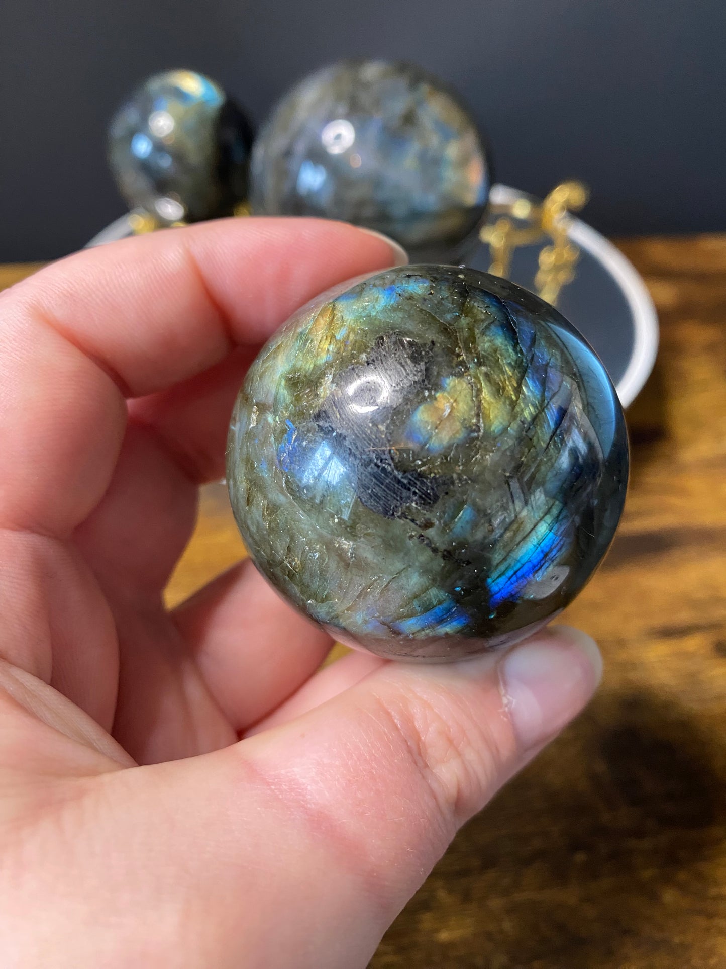 LABRADORITE SPHERES A - C