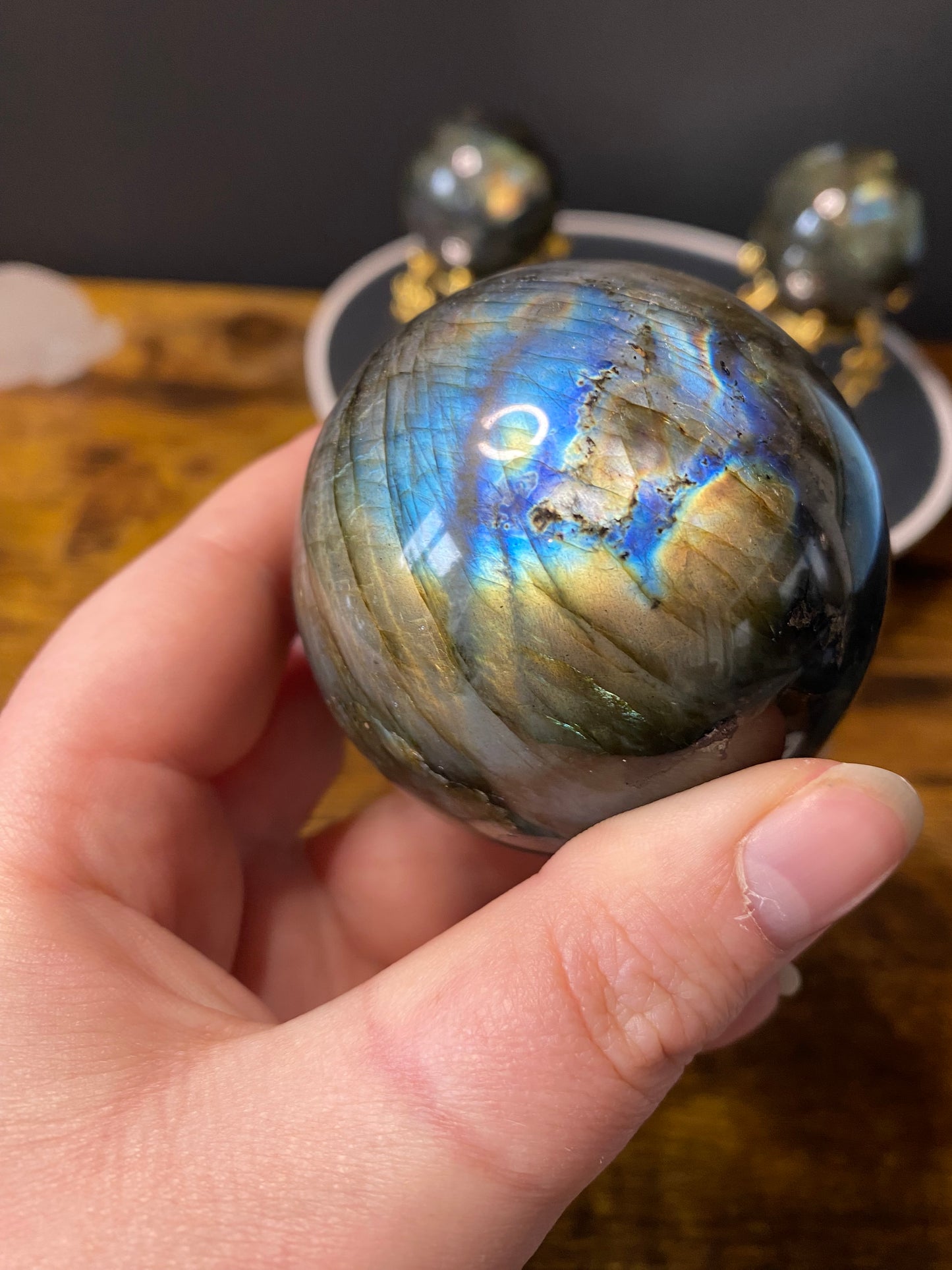 LABRADORITE SPHERES A - C