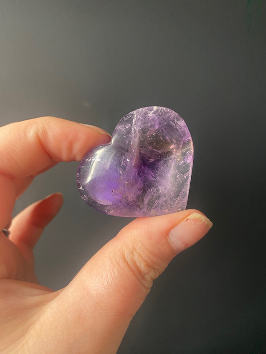 AMETRINE HEART CARVING