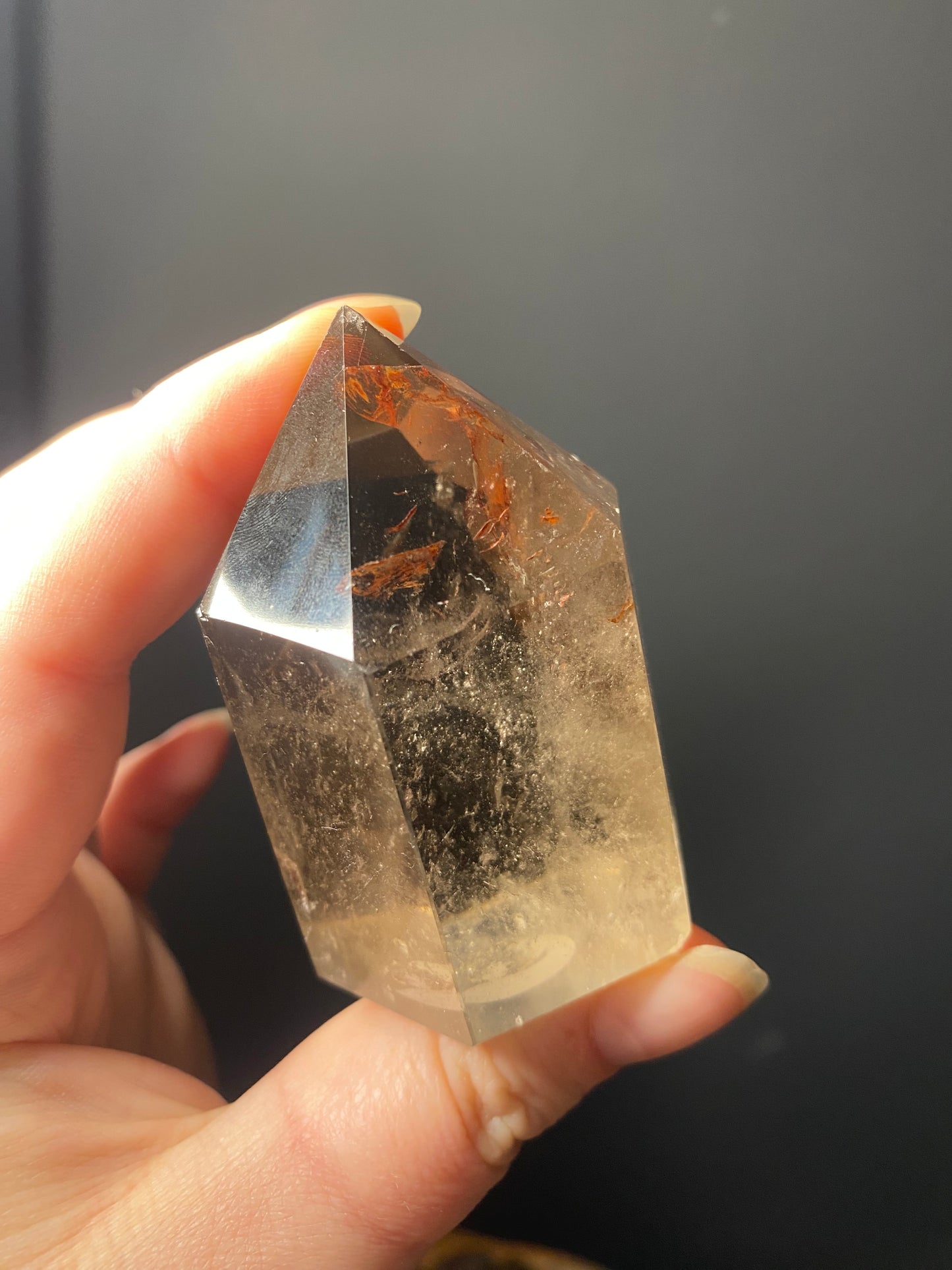 SMOKY QUARTZ TOWERS K - O