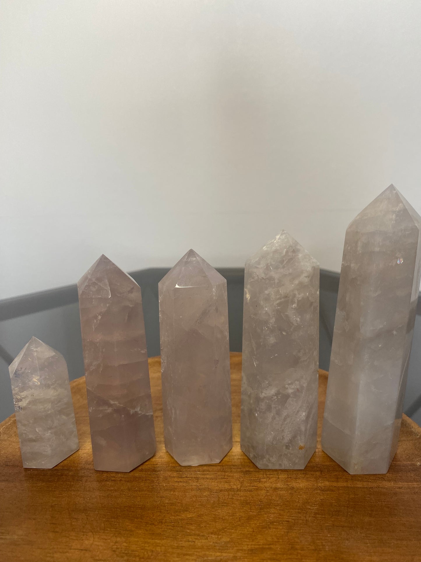 BLUE ROSE QUARTZ TOWERS A - E