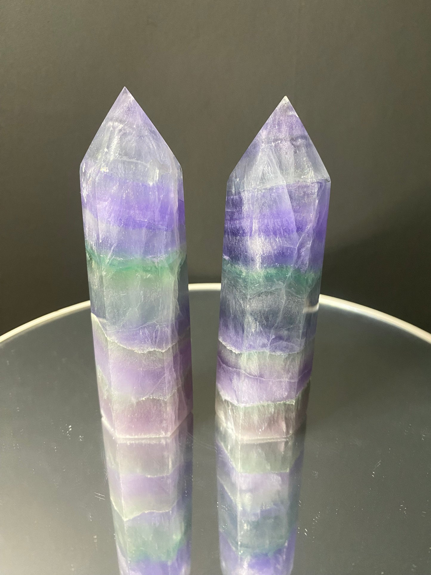 LAVENDER FLUORITE TOWERS