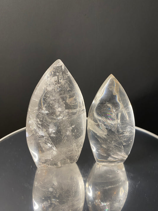 CLEAR QUARTZ STANDS