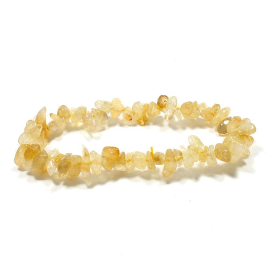 CITRINE CRYSTAL CHIP BRACELET