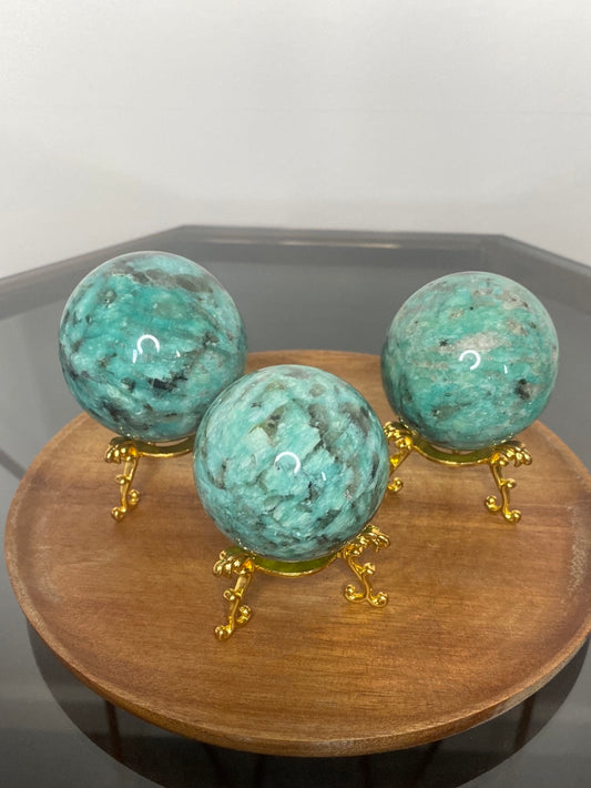 AMAZONITE SPHERES