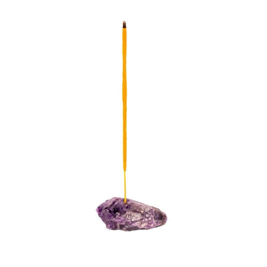 AMETHYST CRYSTAL INCENSE STICK HOLDER