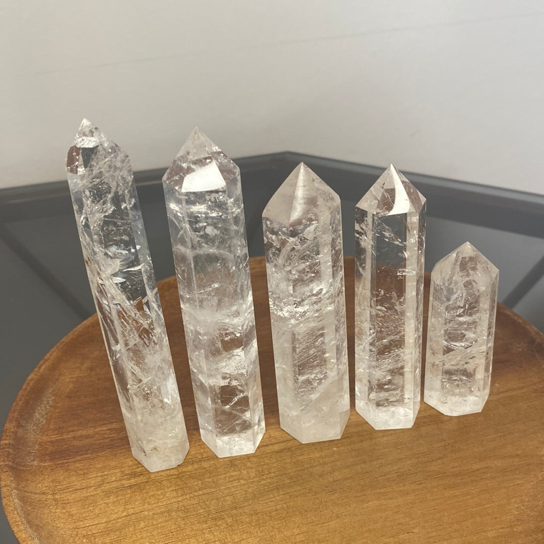 CLEAR QUARTZ TOWERS F - J