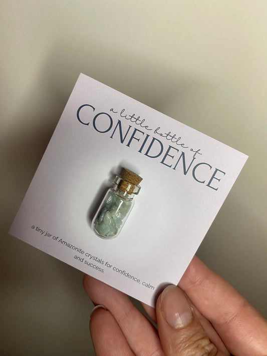 A LITTLE BOTTLE OF CONFIDENCE