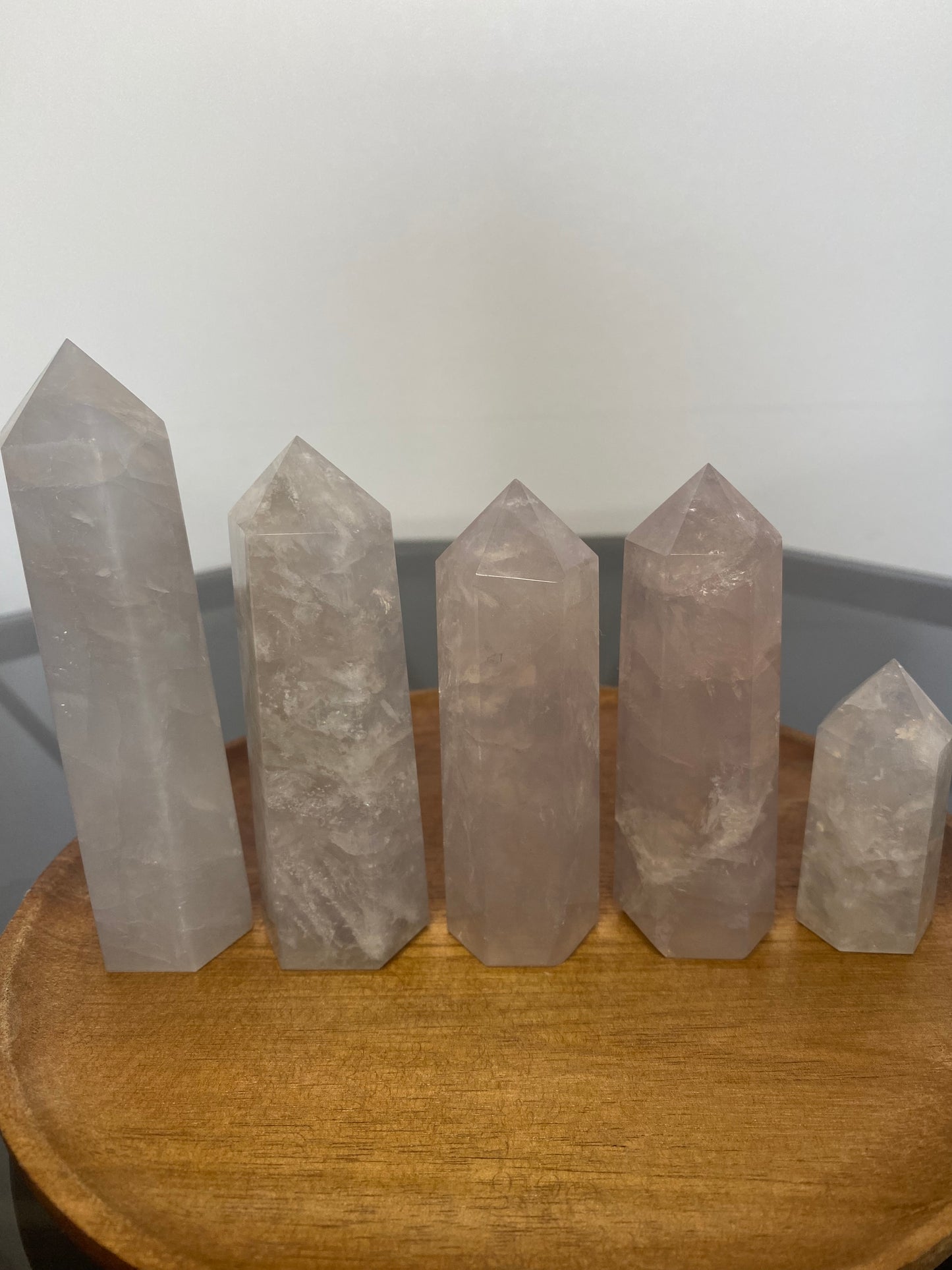 BLUE ROSE QUARTZ TOWERS A - E