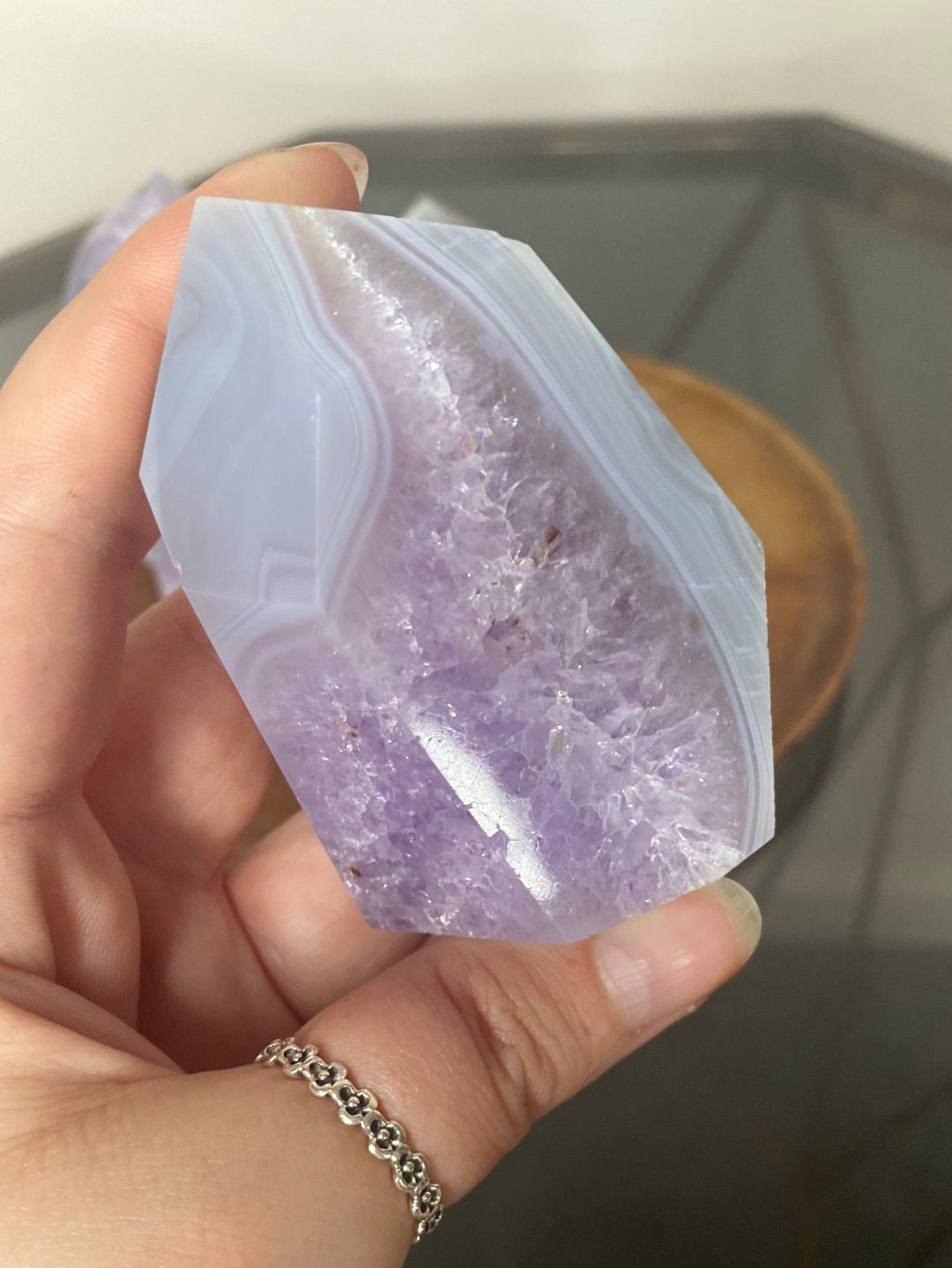 AMETHYST AGATE STANDS A - E