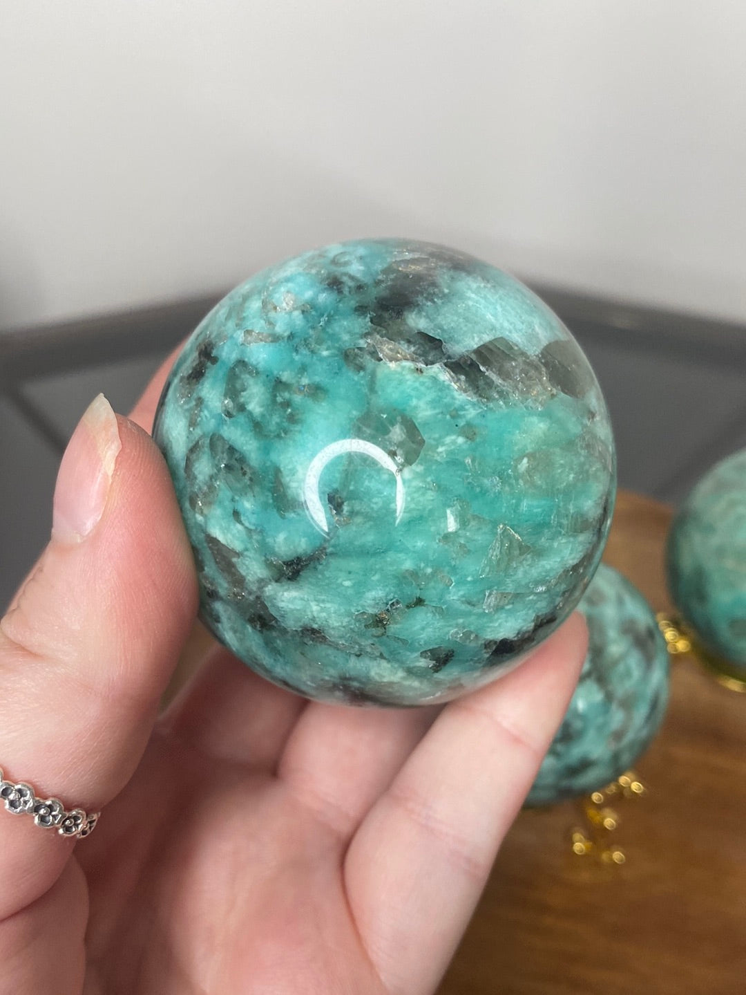 AMAZONITE SPHERES