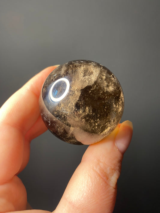 SMOKY QUARTZ SPHERES A - B