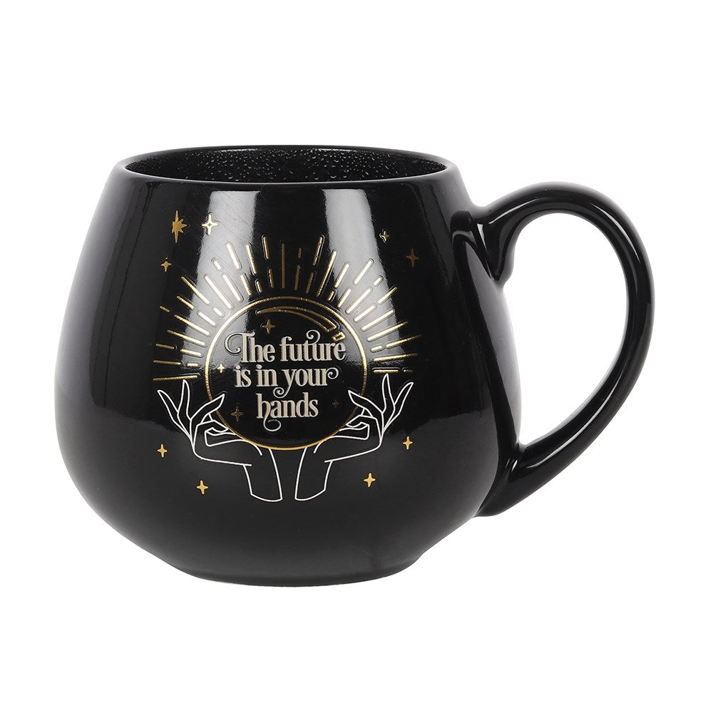 BLACK FORTUNE TELLER COLOUR CHANGING MUG