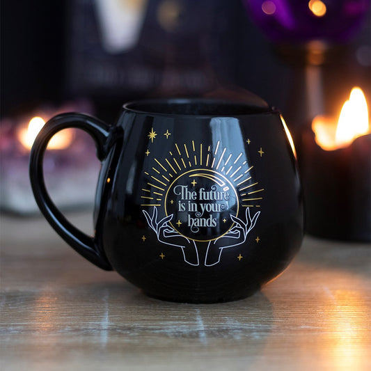 BLACK FORTUNE TELLER COLOUR CHANGING MUG