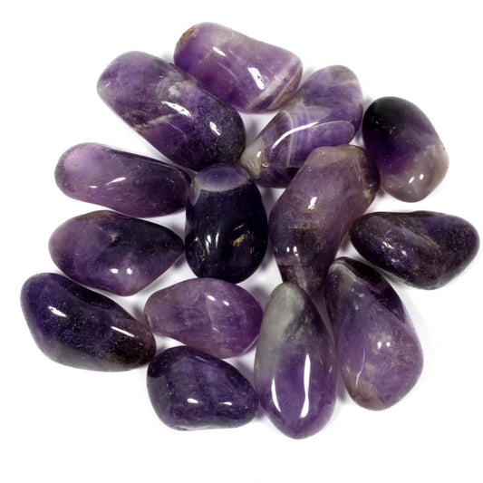 AMETHYST POLISHED HEALING CRYSTAL TUMBLESTONE