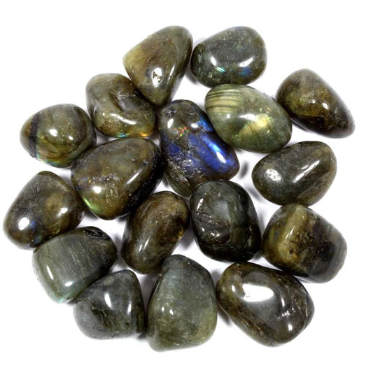 LABRADORITE POLISHED HEALING CRYSTAL TUMBLESTONE