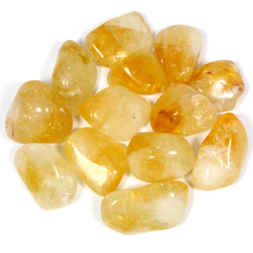 CITRINE POLISHED HEALING CRYSTAL TUMBLESTONE